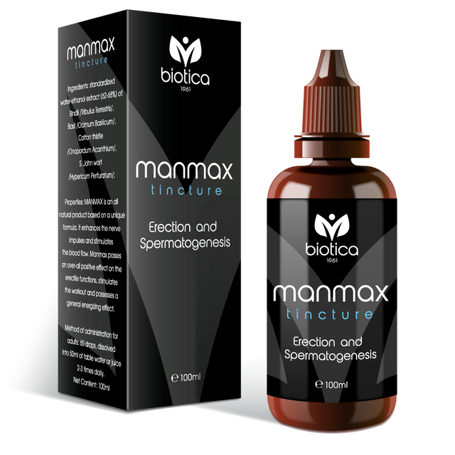 Biotica - Менмакс тинктура x100 мл  Biotica - Nutra Best Bulgaria