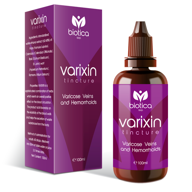 Biotica - Вариксин тинктура x100 мл  Biotica - Nutra Best Bulgaria