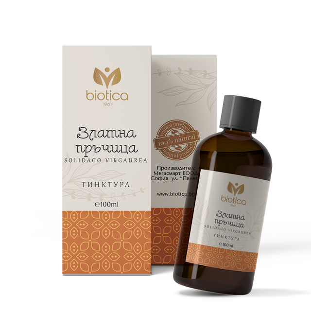 Biotica - Златна пръчица тинктура за бъбреци x100 мл  Biotica - Nutra Best Bulgaria