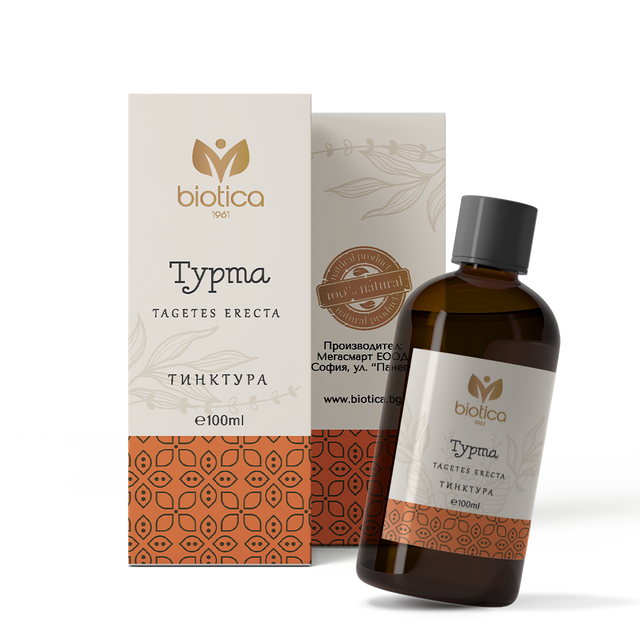 Biotica - Турта тинктура x100 мл  Biotica - Nutra Best Bulgaria