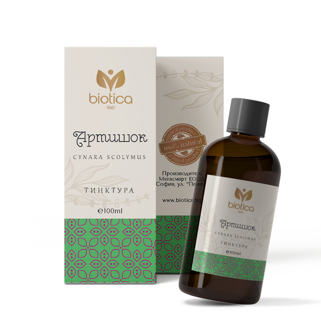 Biotica - Артишок Екстракт x100 мл  Biotica - Nutra Best Bulgaria