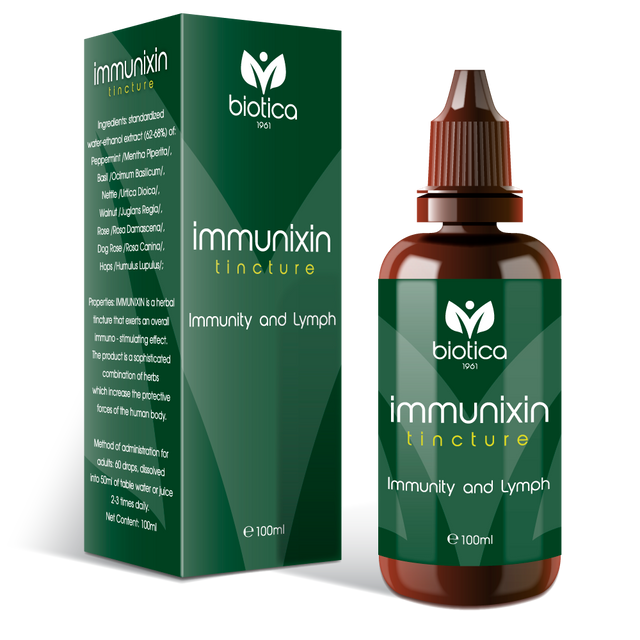 Biotica - Имуниксин тинктура x100 мл  Biotica - Nutra Best Bulgaria