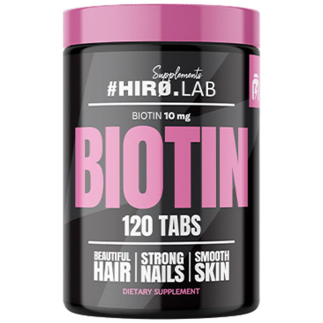 Biotin 10.000 mcg - 120 Таблетки  Hero.Lab - Nutra Best Bulgaria