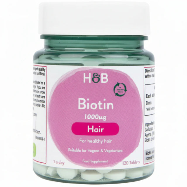 Biotin 1000 mcg - 120 Таблетки - Nutra Best