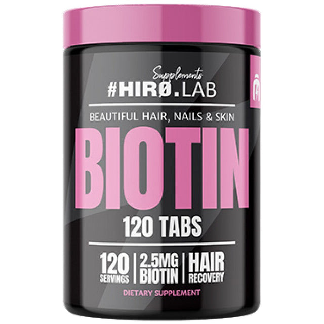 Biotin 2500 mcg 120 Таблетки  Hero.Lab - Nutra Best Bulgaria
