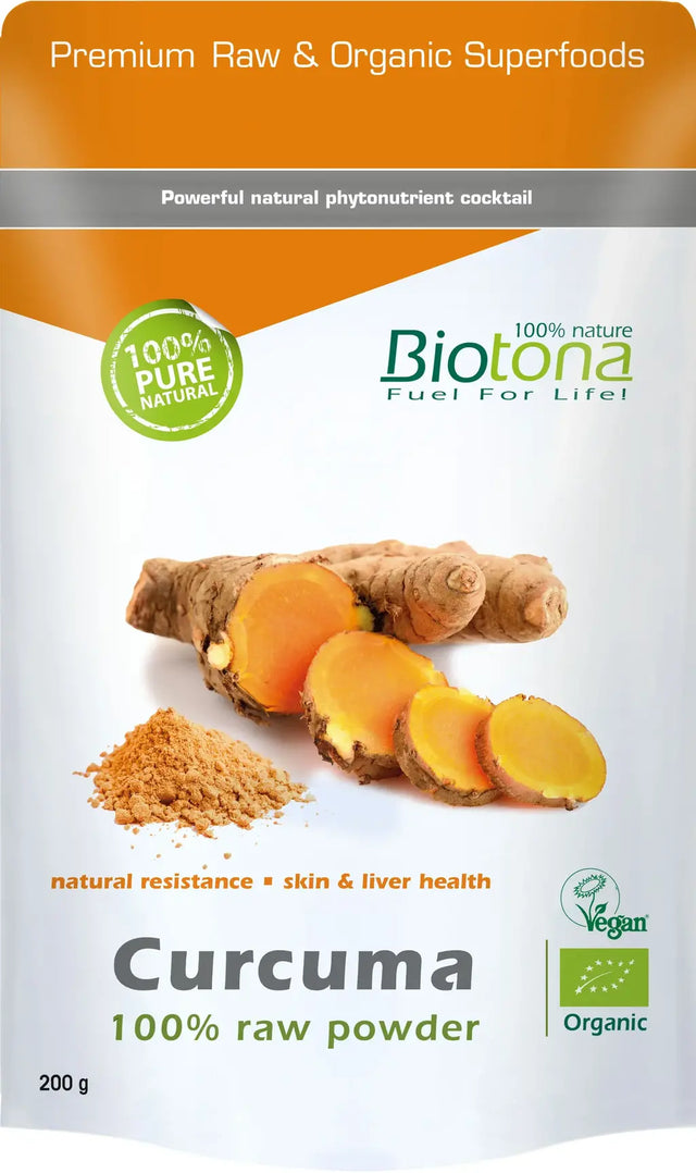 Biotona био куркума на прах 200 г  Biotona - Nutra Best Bulgaria