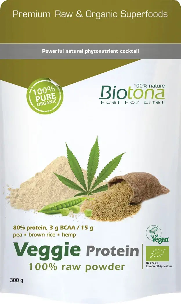 Biotona био веган протеин 300 г  Biotona - Nutra Best Bulgaria