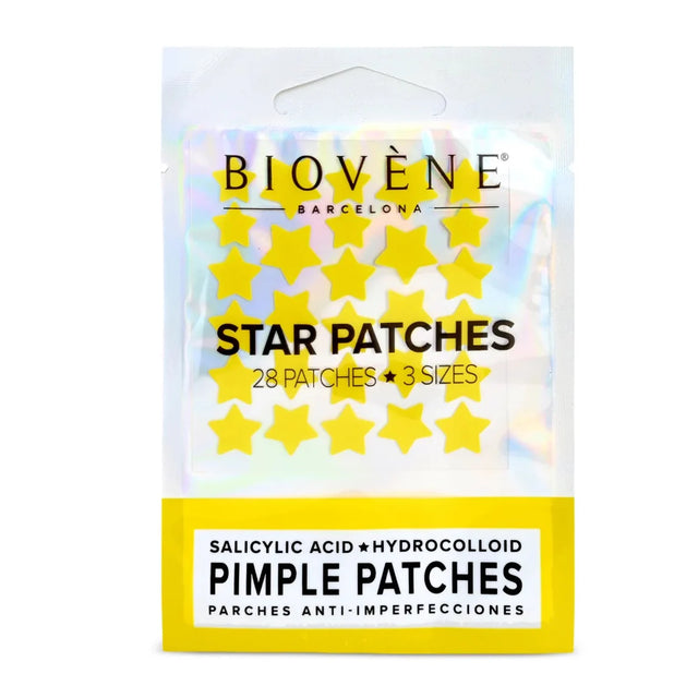Biovene Пачове за пъпки със салицилова киселина – Anti-Blemish Star Patches (28 бр.)  Biovène Barcelona - Nutra Best Bulgaria