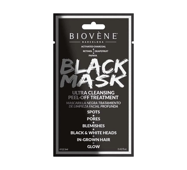 Biovene, Black Mask, Cleansing, Peel-Off Mask, For Face, 12.5 ml *Tester  Biovene - Nutra Best Bulgaria
