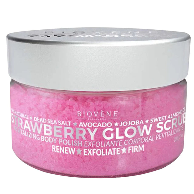 Biovene, Glow, Strawberry, Exfoliating, Body Scrub, 200 g *Tester  Biovene - Nutra Best Bulgaria