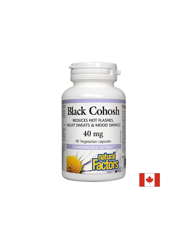 Black Cohosh 40 mg - 90 капсули  Natural Factors - Nutra Best Bulgaria