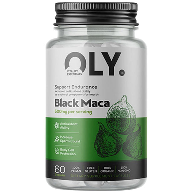 Black Maca 500 mg - 60 капсули  Oly. - Nutra Best Bulgaria