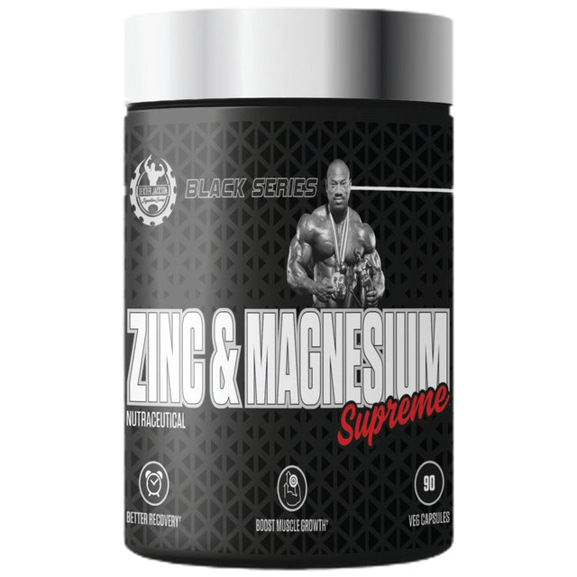Black Series | Zinc & Magnesium Supreme - ZMA - 90 капсули  Dexter Jackson Signature Series - Nutra Best Bulgaria