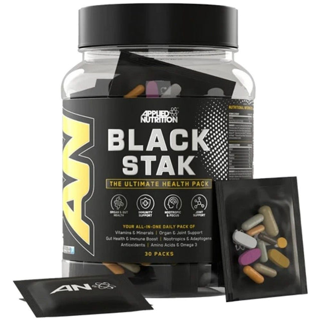 Black Stak | The Ultimate Health Pack - 30 Пакета  Applied Nutrition - Nutra Best Bulgaria
