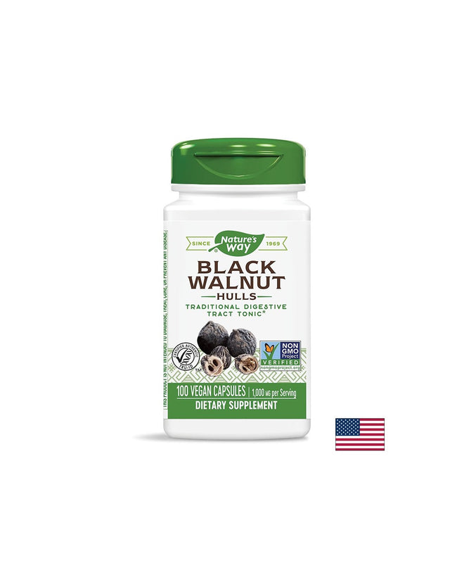 Black Walnut 500 mg - 100 капсули  Nature’s Way - Nutra Best Bulgaria
