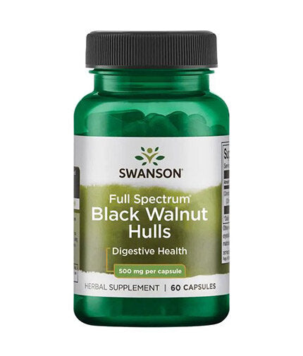 Black Walnut Hulls 500 mg - 60 капсули  Swanson - Nutra Best Bulgaria