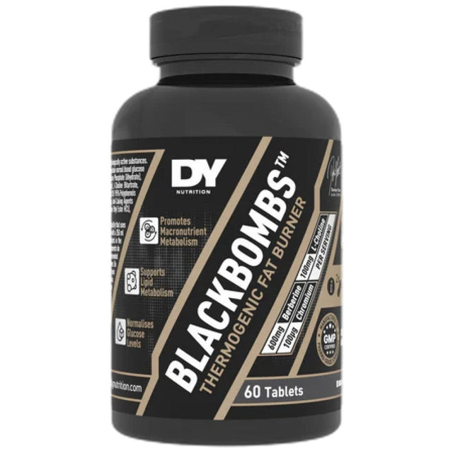 BlackBombs / Thermogenic Fat Burner - 60 Таблетки  Dorian Yates Nutrition - Nutra Best Bulgaria