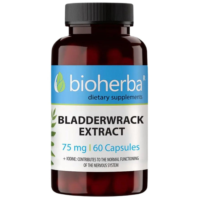 Bladderwrack Extract 75 mg - 60 капсули  Bioherba - Nutra Best Bulgaria