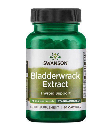 Bladderwrack Leaves 75 mg - 60 капсули  Swanson - Nutra Best Bulgaria