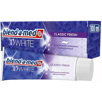 Blend-a-med - 3D White Classic Fresh - Whitening toothpaste - 100ml  Blend-a-med - Nutra Best Bulgaria