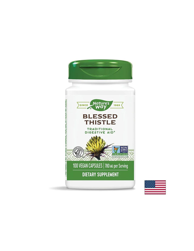 Blessed Thistle/ Благословен трън 390 mg х 100 капсули Nature’s Way  Nature’s Way - Nutra Best Bulgaria