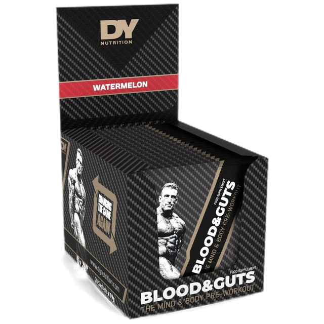 Blood And Guts Sachets / New Age of Pre-Workout - 20 x 19 грама  Dorian Yates Nutrition - Nutra Best Bulgaria