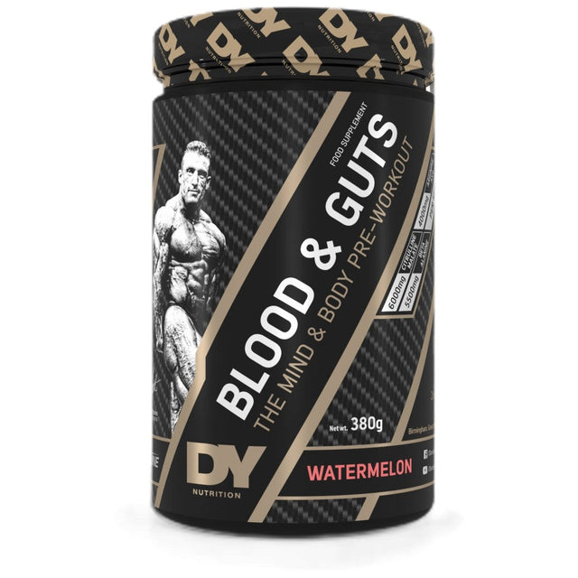 Blood & Guts | The Mind & Body Pre-Workout - 380 грама  Dorian Yates Nutrition - Nutra Best Bulgaria