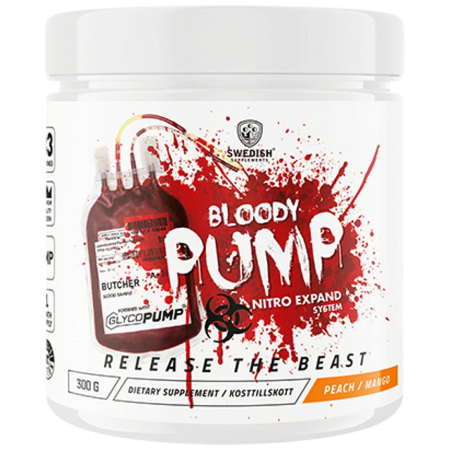 Bloody Pump / Stim-Free Nitro Expand System - 300 грама  Swedish Supplements - Nutra Best Bulgaria