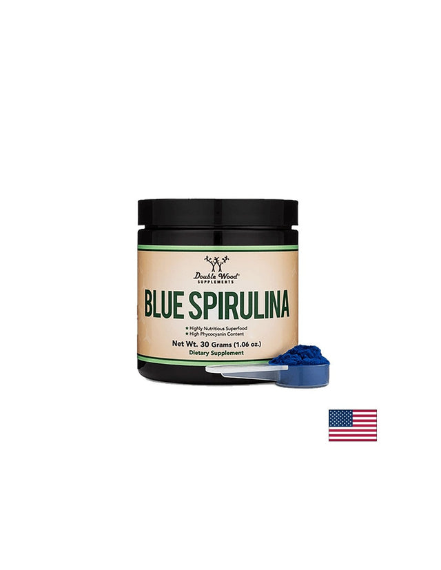 Blue spirulina/ Синя спирулина/ Прах, 30 g Double Wood  Double Wood - Nutra Best Bulgaria