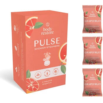 Body Restore - Grapefruit Shower Steamers Set ( Grapefruit ) - Sada aromatických tablet do sprchy - 3.0ks - Feel You