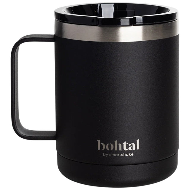 Bohtal Insulated Coffee Mug - Black - 350 мл  SmartShake - Nutra Best Bulgaria