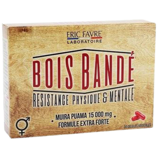 Bois Bande - Muira Puama | Resistance Physique & Mentale - 30 капсули  Eric Favre - Nutra Best Bulgaria