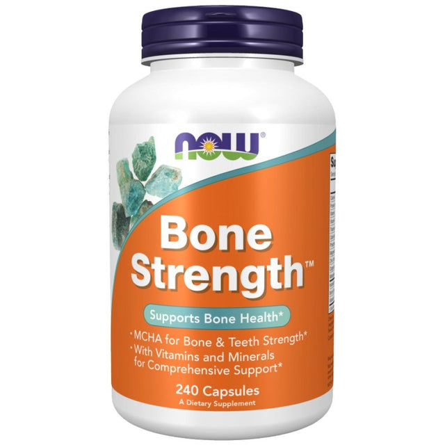 Bone Strength - 240 капсули  NOW Foods - Nutra Best Bulgaria