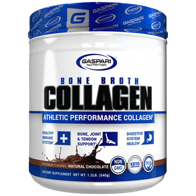 Bone Broth Collagen | Athletic Performance Collagen Types I, II, III 540 грама  Gaspari Nutrition - Nutra Best Bulgaria