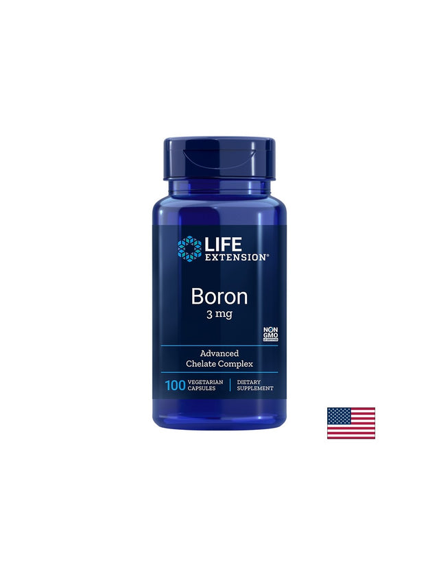 Boron/ Бор 3 mg х 100 капсули  Life Extension - Nutra Best Bulgaria