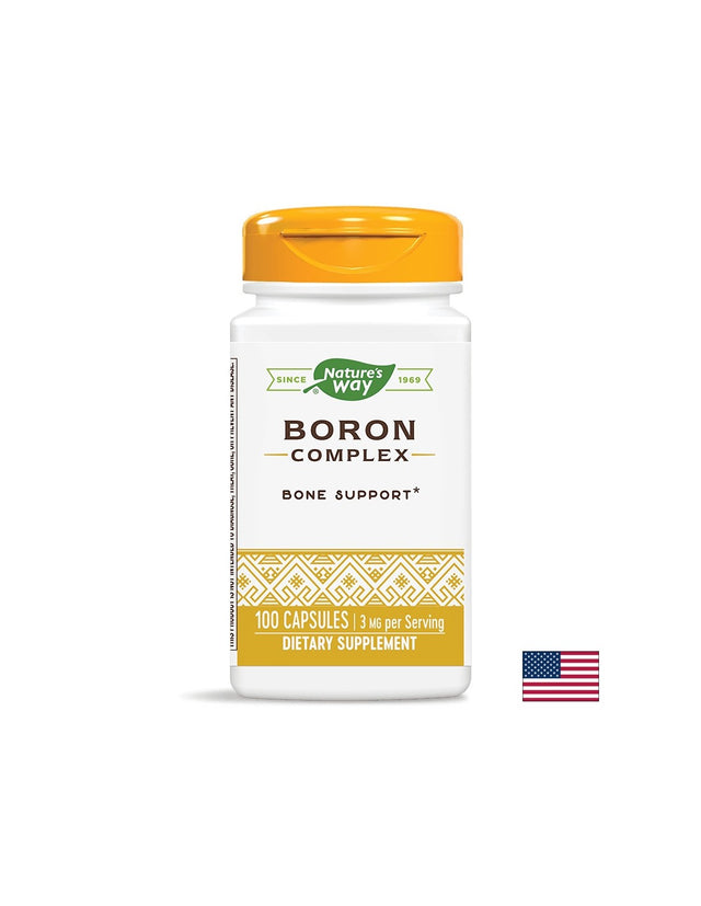 Boron Complex/ Бор 3 mg х 100 капсули Nature’s Way  Nature’s Way - Nutra Best Bulgaria