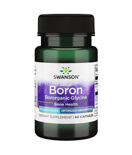 Boron from Albion Boroganic Glycine 6 mg - 60 капсули  Swanson - Nutra Best Bulgaria