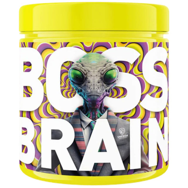 Boss Brain | Nootropic with Bacopa, Rhodiola & Lion's Mane - 225 грама  Swedish Supplements - Nutra Best Bulgaria