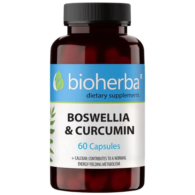 Boswellia And Curcumin - 60 капсули  Bioherba - Nutra Best Bulgaria