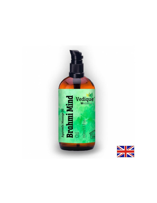 Масажно масло от Брахми (Brahmi) - при стрес, депресия и слаба памет, 100 ml  DR WAKDE’s - Nutra Best Bulgaria