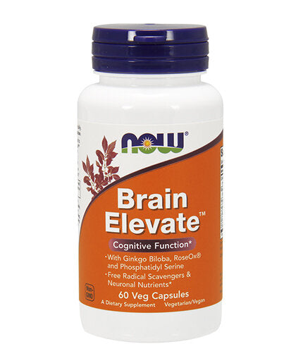 Brain Elevate - 60 капсули  NOW Foods - Nutra Best Bulgaria