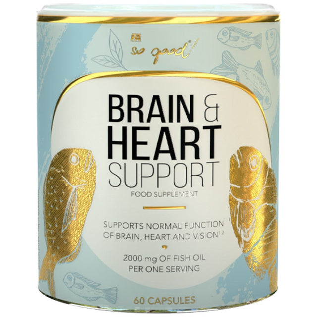 Brain & Heart Support Omega 3 | So Good! Series - 60 Гел капсули  FA Nutrition - Nutra Best Bulgaria
