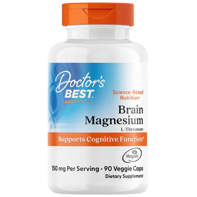 Brain Magnesium - Magtein | Magnesium L-Threonate - 90 капсули  Doctor's Best - Nutra Best Bulgaria