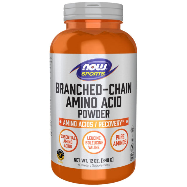 Branched Chain Amino Acid Powder - 340 грама  NOW Foods - Nutra Best Bulgaria