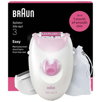 Braun - Silk-épil 3 3-033 Pink - Epilátor s kabelem  Braun - Nutra Best Bulgaria