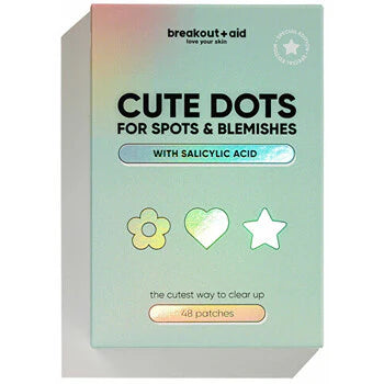 Breakout+aid - Cute Dots - acne spot patches ( 48 pcs )  Breakout+aid - Nutra Best Bulgaria