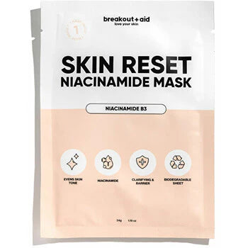 Breakout+aid - Niacinamide Mask - Soothing niacinamide mask - 34.0g - Feel You