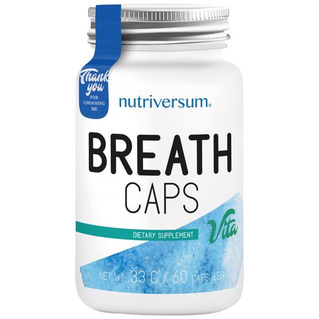Breath Caps - 60 капсули  Nutriversum - Nutra Best Bulgaria