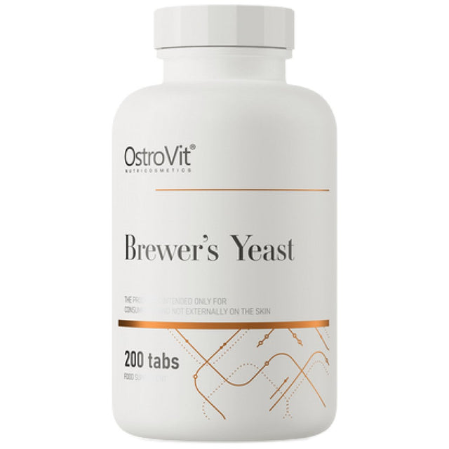 Brewer's Yeast 400 mg 200 Таблетки  OstroVit - Nutra Best Bulgaria