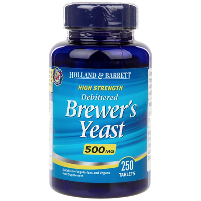 Brewers Yeast 500 mg / High Strength - 250 Таблетки - Nutra Best